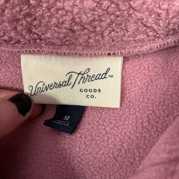 Universal Thread Pink and Burgundy Women's Sweater - Picture 2 of 3